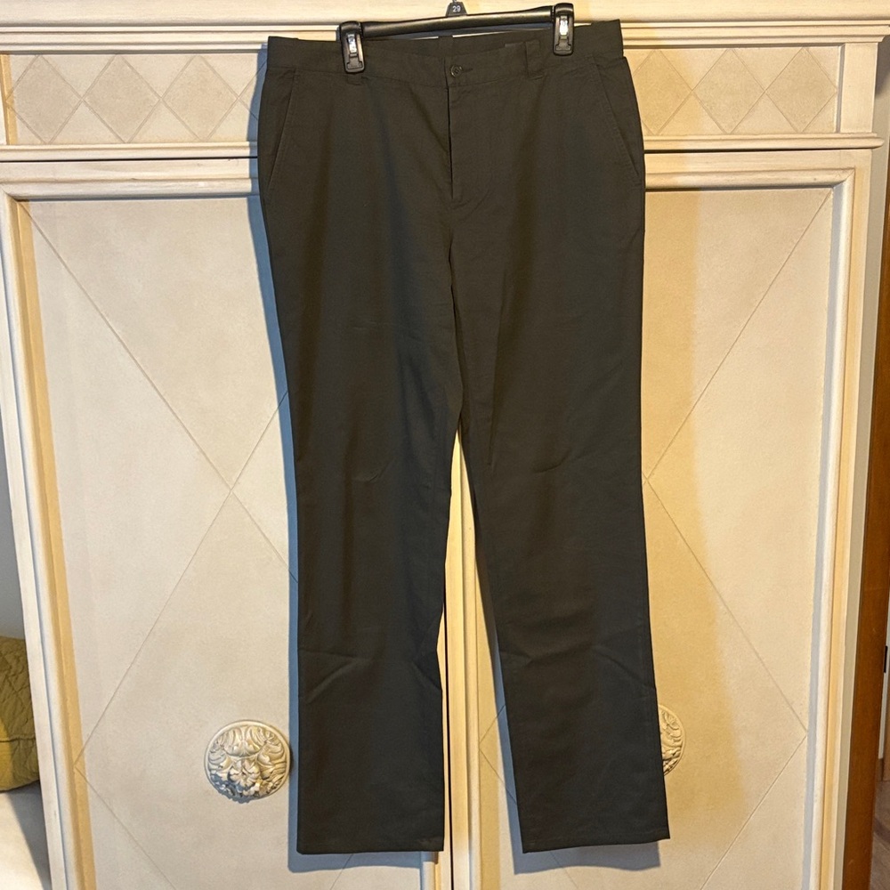 John Varvatos Charcoal Chinos